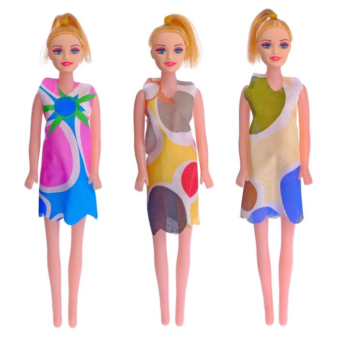 Куклы модели "Красотки", набор 3 шт, МИКС