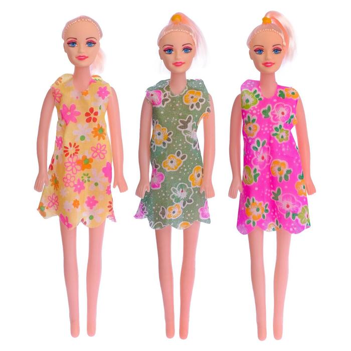 Куклы модели "Красотки", набор 3 шт, МИКС