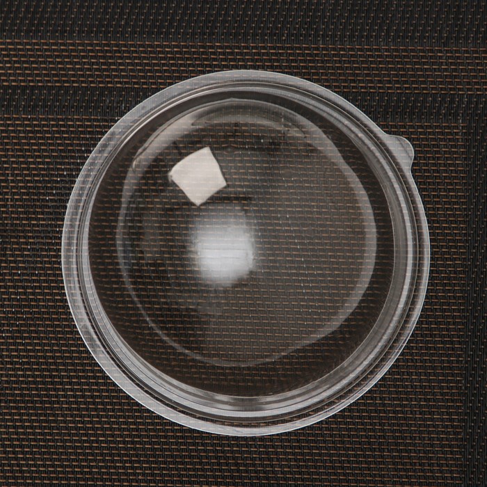 Крышка одноразовая к контейнеру ПР-Т-85К, круглая, прозрачная, 11×8,2 см, 390 шт/уп