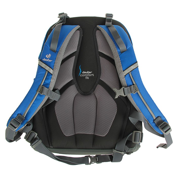 Рюкзак молодежный эргономичная спинка Deuter 45*32*29 Strike, сине-розовая клетка 3830016-3082