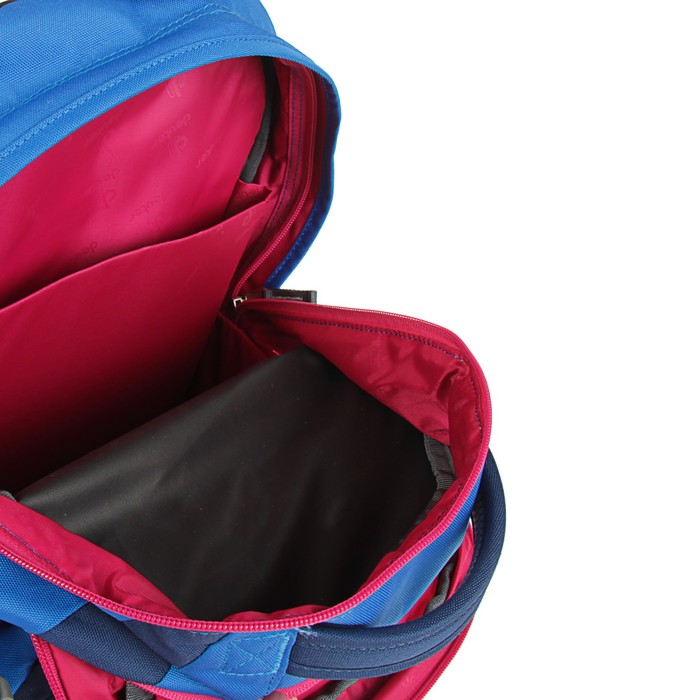 Рюкзак молодежный эргономичная спинка Deuter 45*32*29 Strike, сине-розовая клетка 3830016-3082