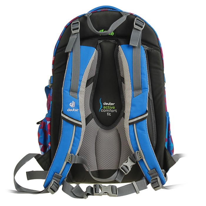 Рюкзак молодежный Deuter Ypsilon 46*32*22 сине-розовая клетка 80223-3082