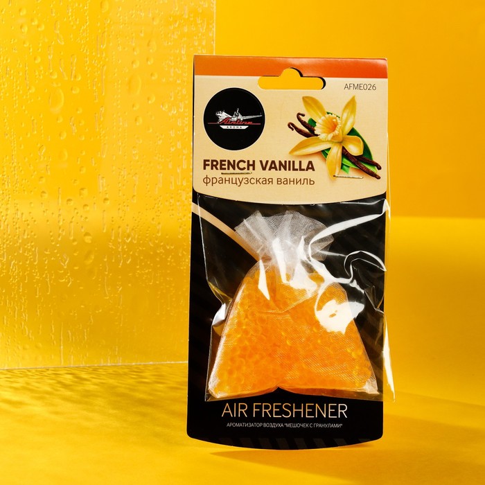 Ароматизатор подвесной "Мешочек с гранулами" AFME026, французская ваниль