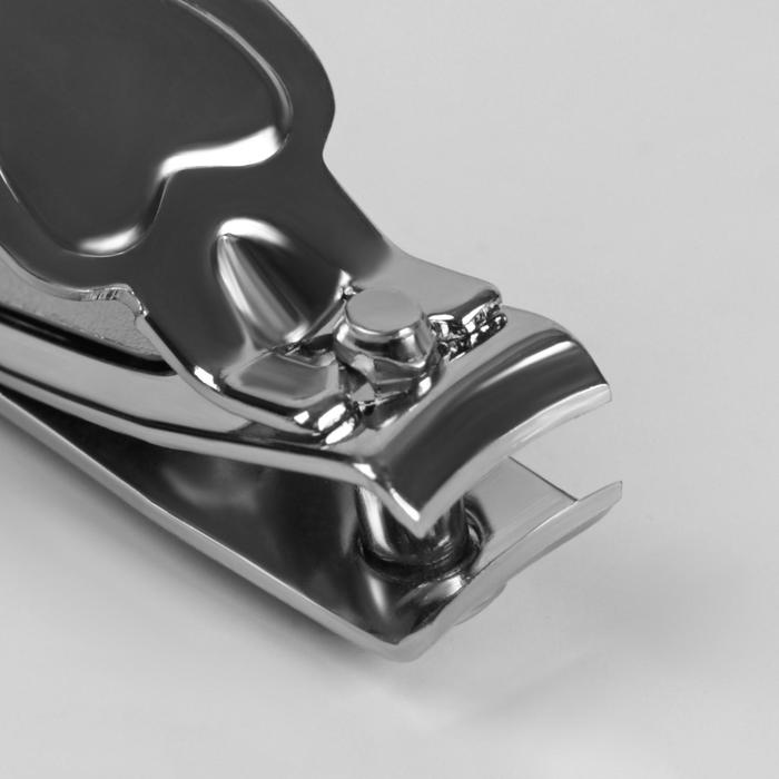 Кусачки-книпсер маникюрные, с пилкой, 4,5(±0,5)см, цвет МИКС