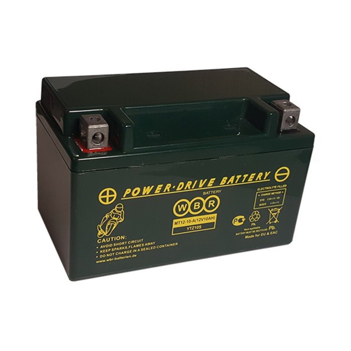 Аккумуляторная батарея WBR 10Ач MT12-10-A YTZ10S