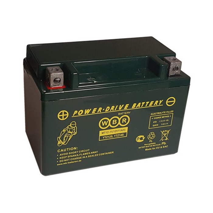 Аккумуляторная батарея WBR 11Ач MT12-11 YTZ12S,YTZ14S