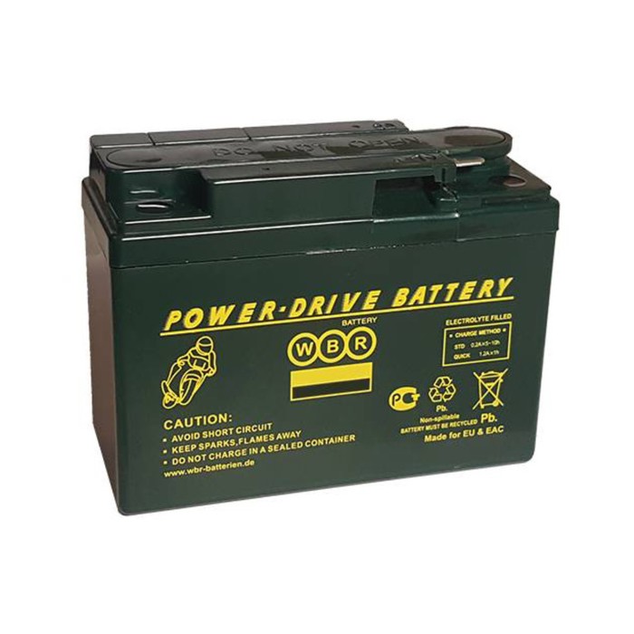 Аккумуляторная батарея WBR 16Ач обратная полярность MT12-16 YB16AL-A2