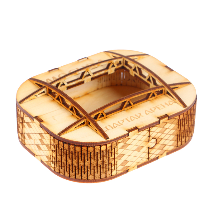 Заготовка для магнита из фанеры "Арена Москва" 12х10х5 см