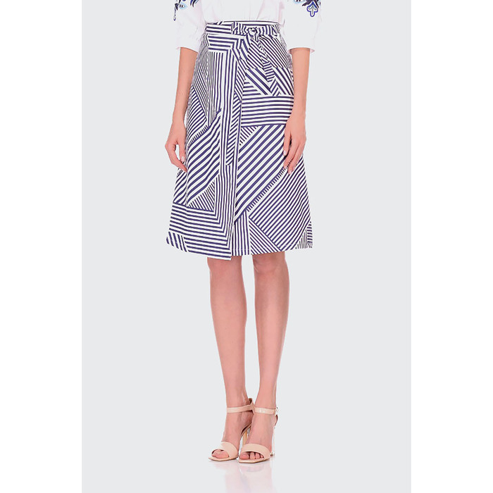 Юбка женская 7207 цвет синий, р-р 46, рост 170