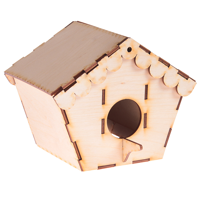 Заготовка для кормушки "Дуплянка" 16х13х11 см