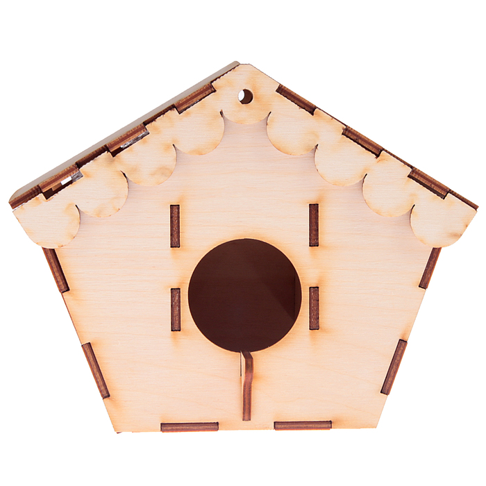 Заготовка для кормушки "Дуплянка" 16х13х11 см