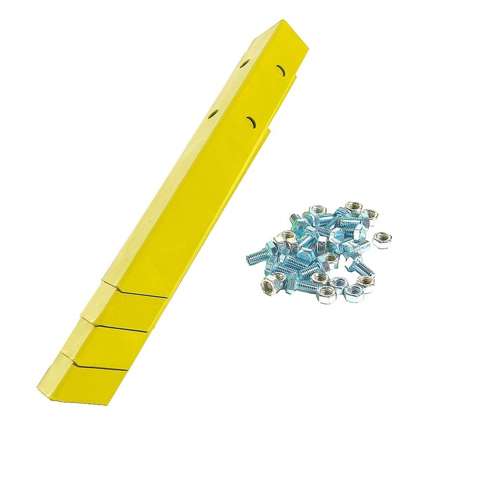 Клумба, 150 х 150 х 15 см, жёлтая