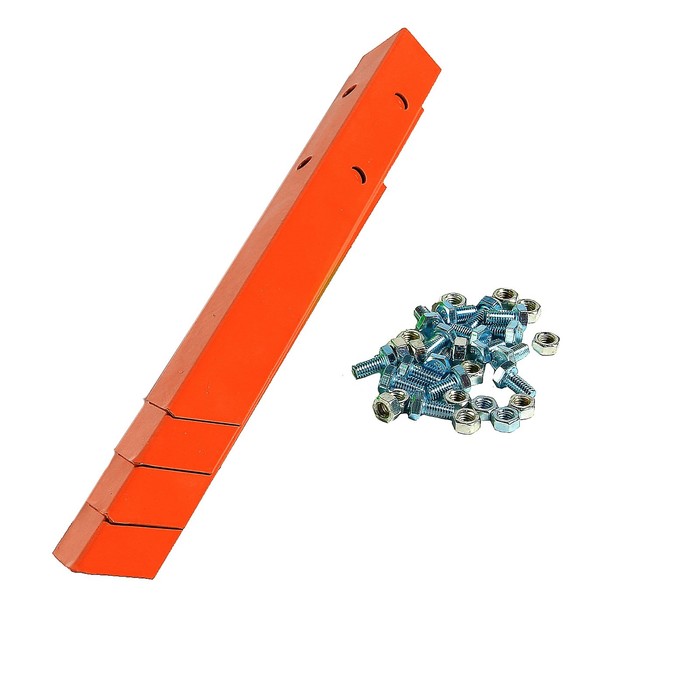 Клумба, 150 х 150 х 15 см, оранжевая