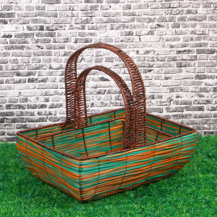 Набор корзин плетеных 43х33х17хH39/37х27х13хH29, ива, 2 шт