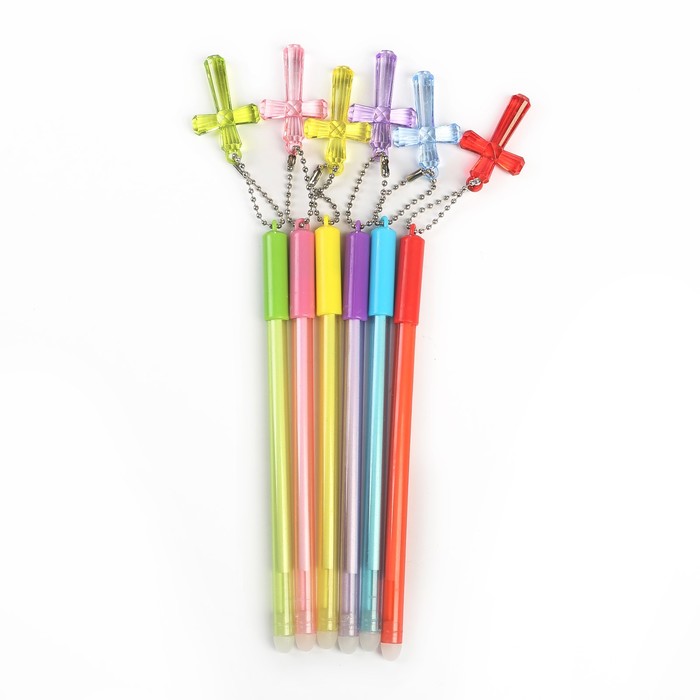 Ручка шариковая-прикол МИКС Крест