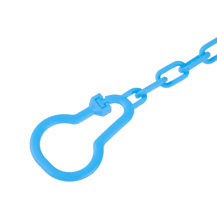 Держатель для пустышки «Сыночек» на цепочке, цвет голубой