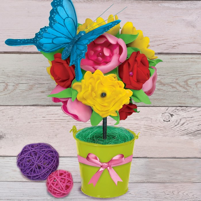 Топиарий своими руками "Цветочное дерево", набор № 3