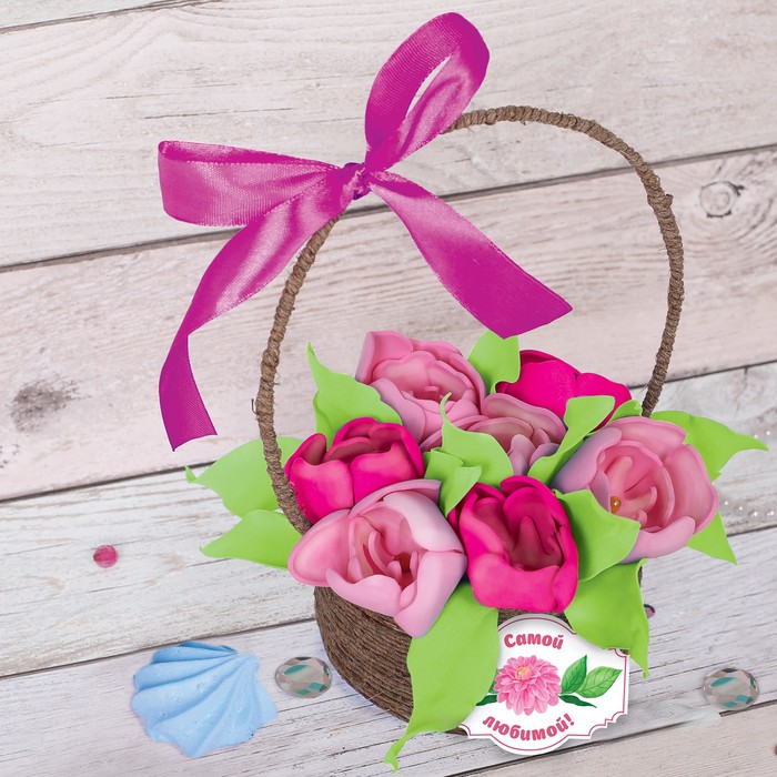 Топиарий своими руками "Цветочная корзина", набор № 1