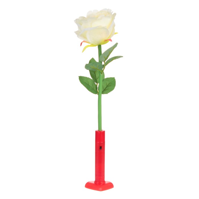 Палочка световая "Роза", цвет белый