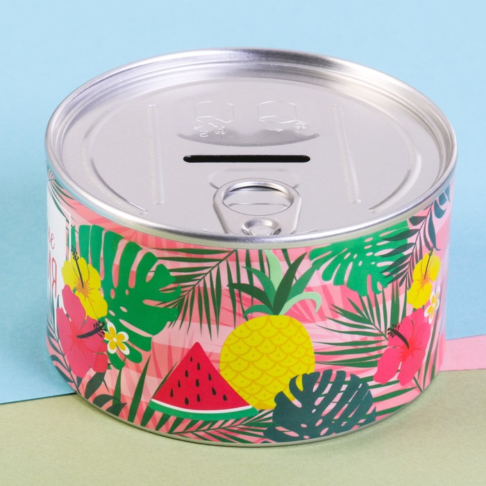 Копилка - консервная банка "На новые открытия"