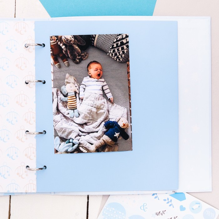 Фотоальбом для творчества "Наш малыш" с наклейками