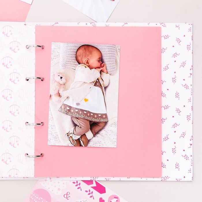 Фотоальбом для творчества "Лучшая малышка на свете" с наклейками