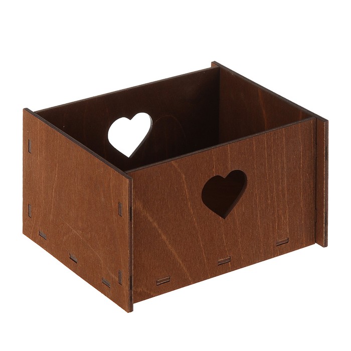 Кашпо флористическое "Мокко", сборно-разборное, 13 x 12 x 8 см