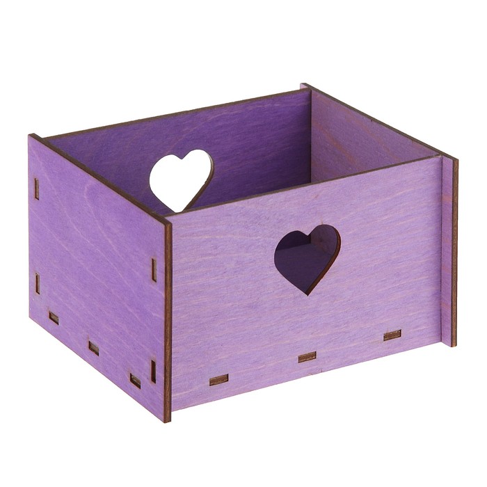 Кашпо флористическое "Фиолетовый", сборно-разборное, 13 x 12 x 8 см