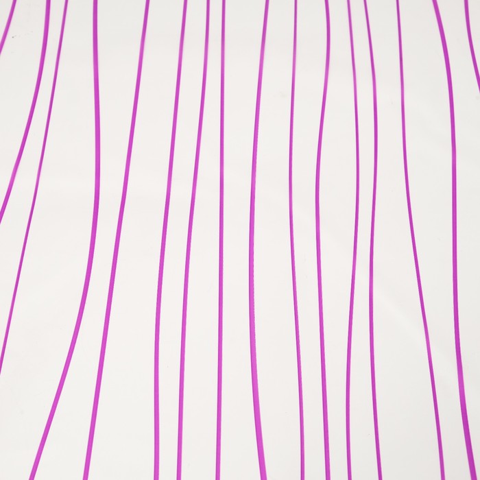 Плёнка для цветов "Полосы сиреневые", 0,72 х 7,5 м, 40 мкм, 200 гр