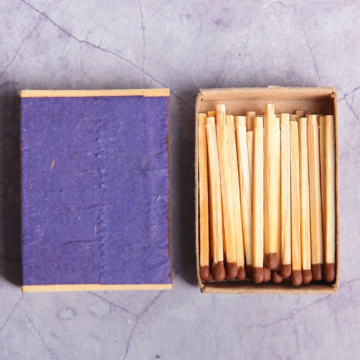 Сувенирные спички "Кому гулять с собакой?" 51х37х13мм