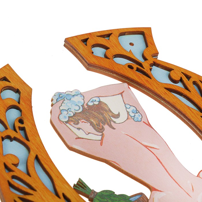 Табличка для бани подкова "Телу пар, душе жар"