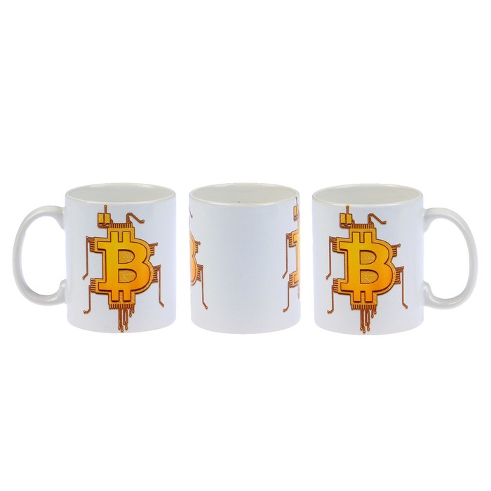 Кружка "Криптовалюта", c нанесением