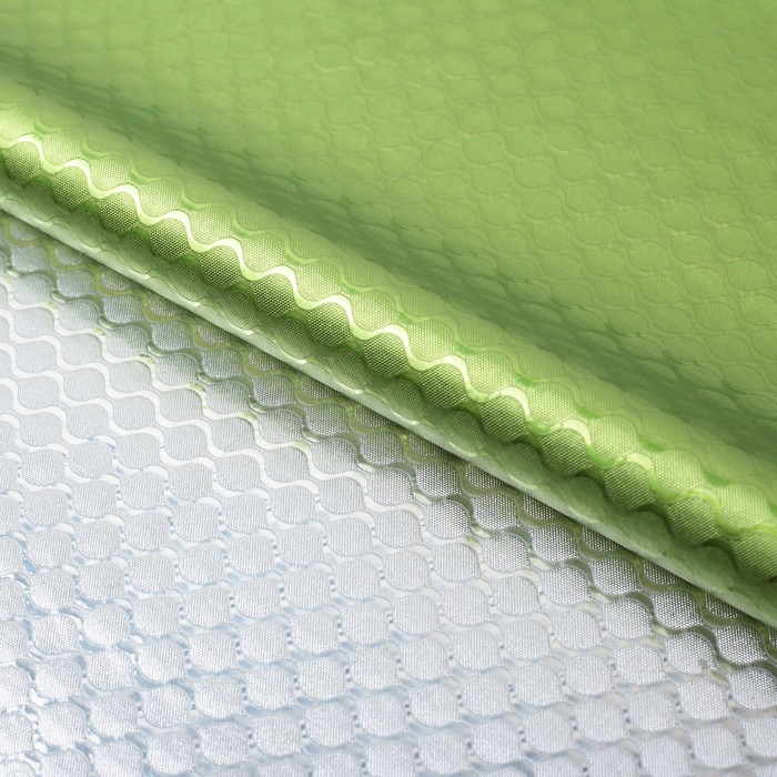 Плёнка металлизированная "Волны", зеленый, 0,7 х 2 м