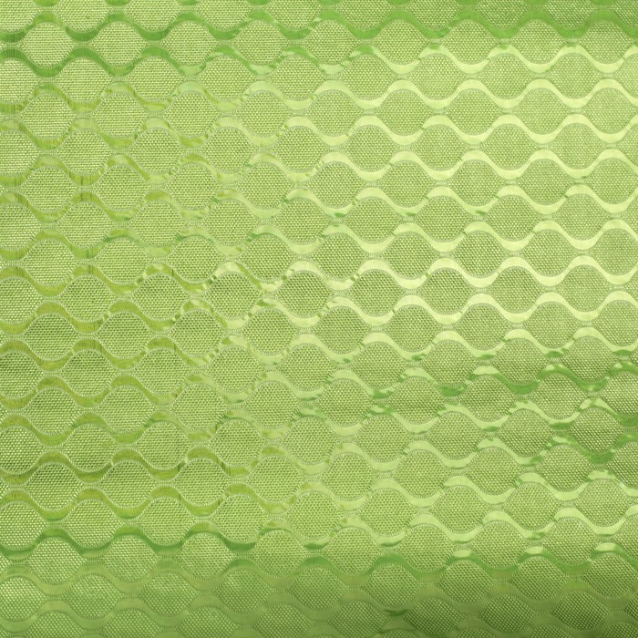 Плёнка металлизированная "Волны", зеленый, 0,7 х 2 м