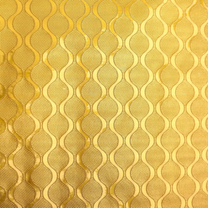 Плёнка металлизированная "Волны", золото, 0,7 х 2 м