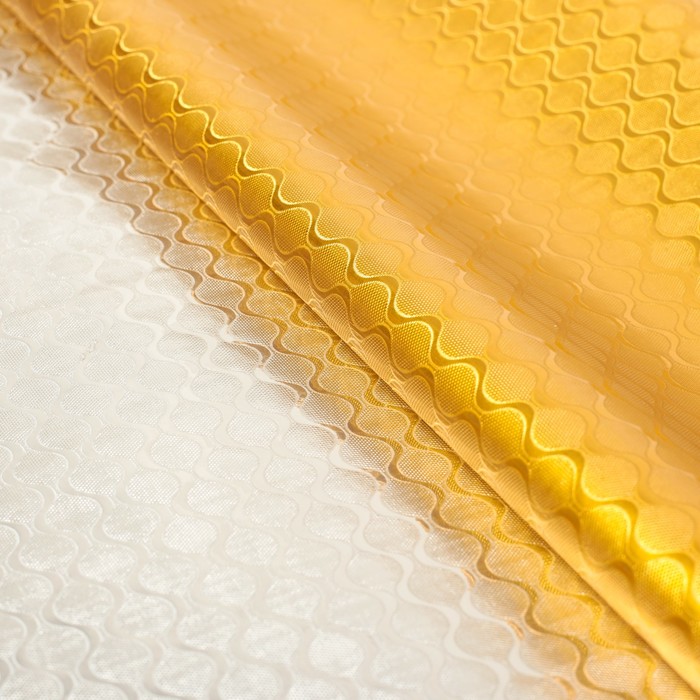 Плёнка металлизированная "Волны", золото, 0,7 х 2 м