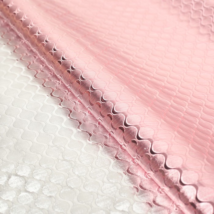 Плёнка металлизированная "Волны", розовый, 0,7 х 2 м