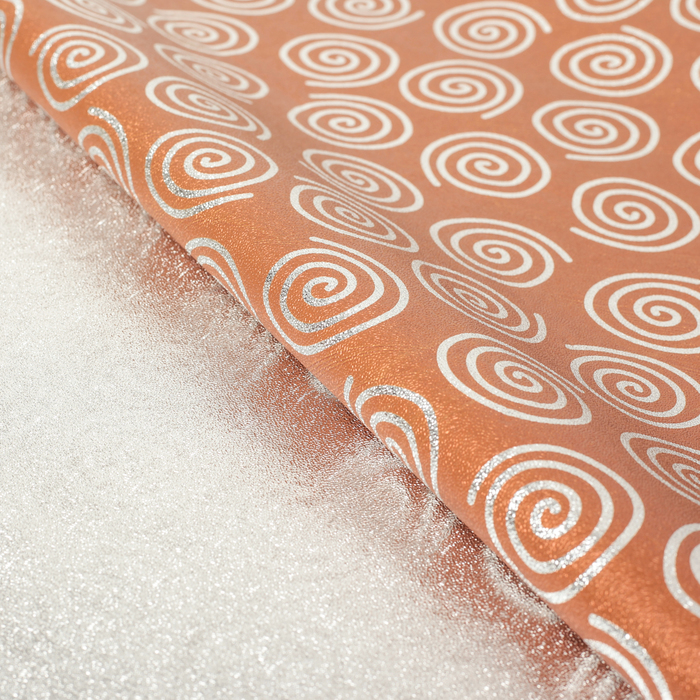 Плёнка металлизированная "Вихрь", коричневый, 70 х 100 см