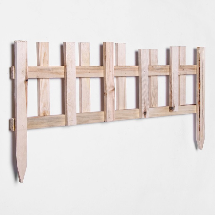 Ограждение декоративное, 44 х 88 см, 1 секция, дерево, «№4»