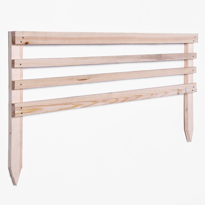 Ограждение декоративное, 44 х 88 см, 1 секция, дерево, «№6»