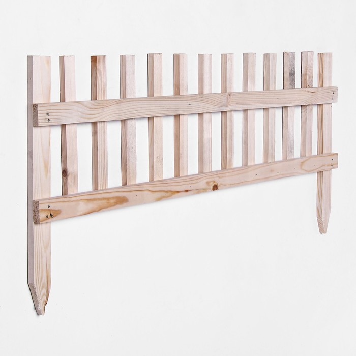 Ограждение декоративное, 44 х 88 см, 1 секция, дерево, «№7»