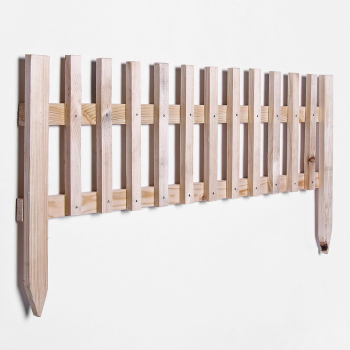 Ограждение декоративное, 44 х 88 см, 1 секция, дерево, «№7»