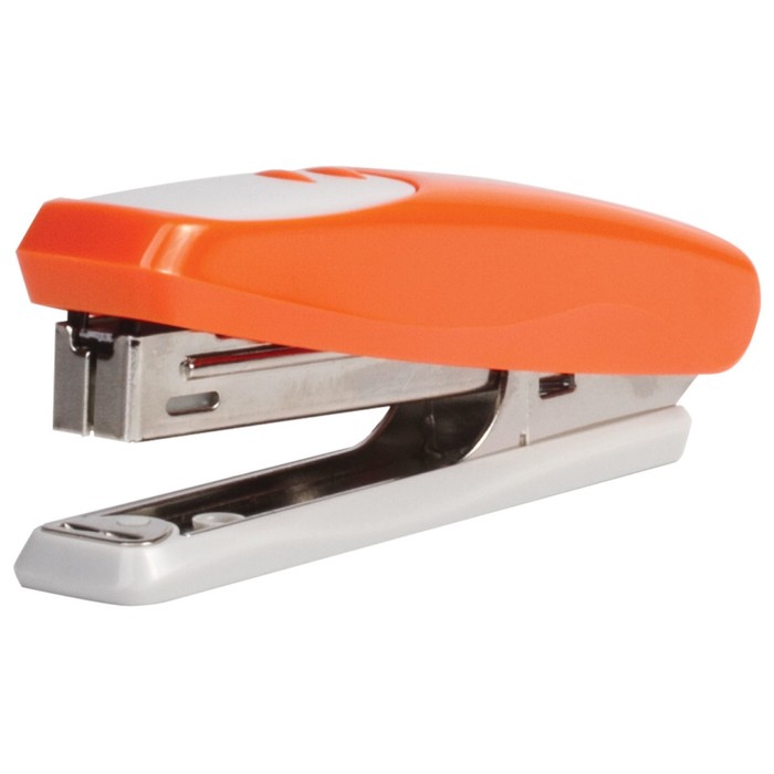 Степлер BRAUBERG Germanium №10 на 12л, пластиковый корпус, оранжевый 226566