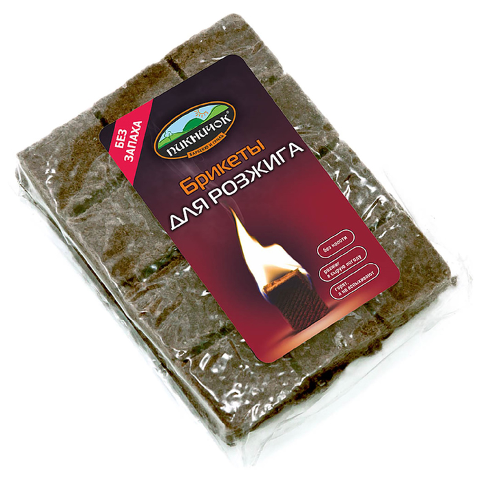 Брикеты для розжига "Пикничок", 12 кубиков