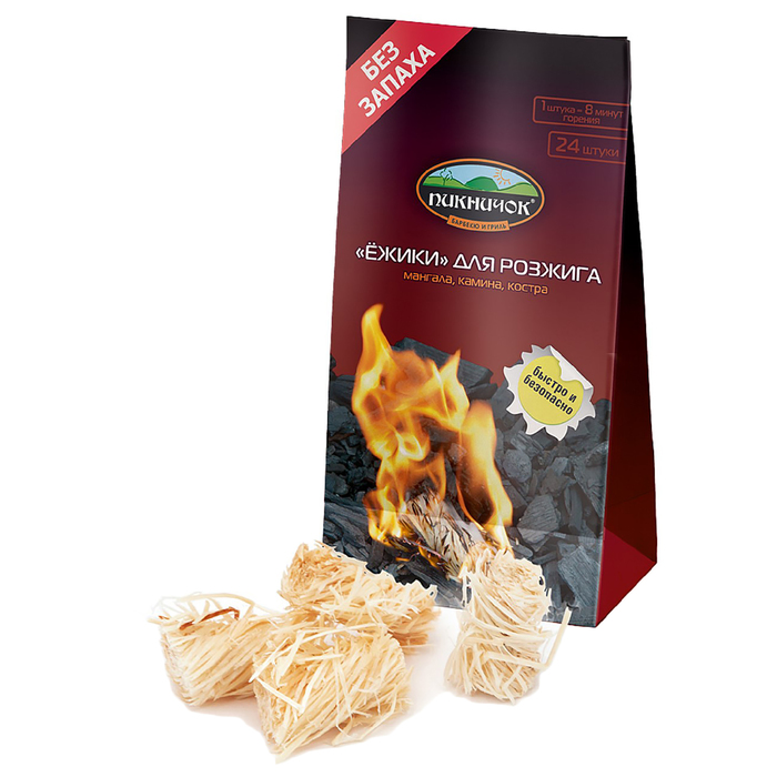 Роллы для розжига "Пикничок", 24 шт