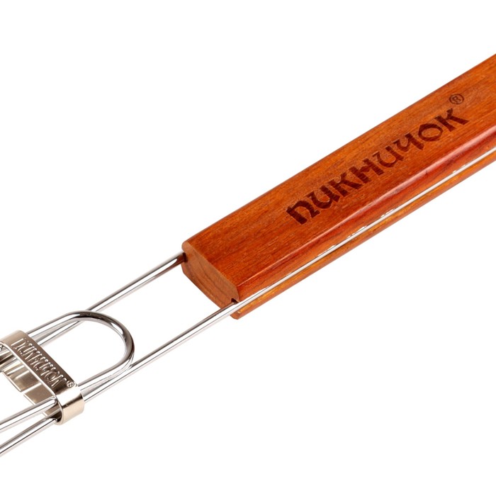 Решетка для барбекю "Баварская", для сосисок и колбасок, 6 секций, 20,5 х 15 см