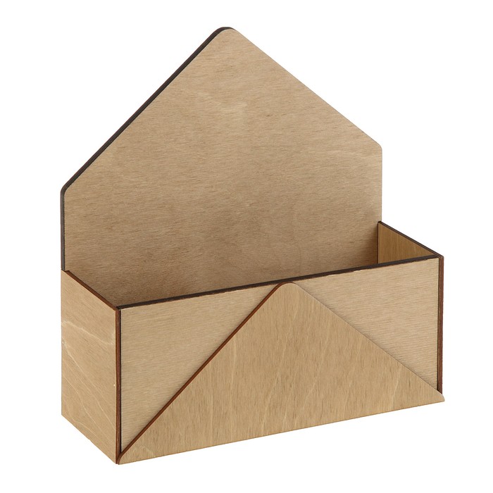 Ящик-конверт № 4, "Орех", 24 х 8 х 22 см