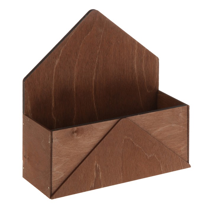 Ящик-конверт № 4, "Полисандр", 24 х 8 х 22 см