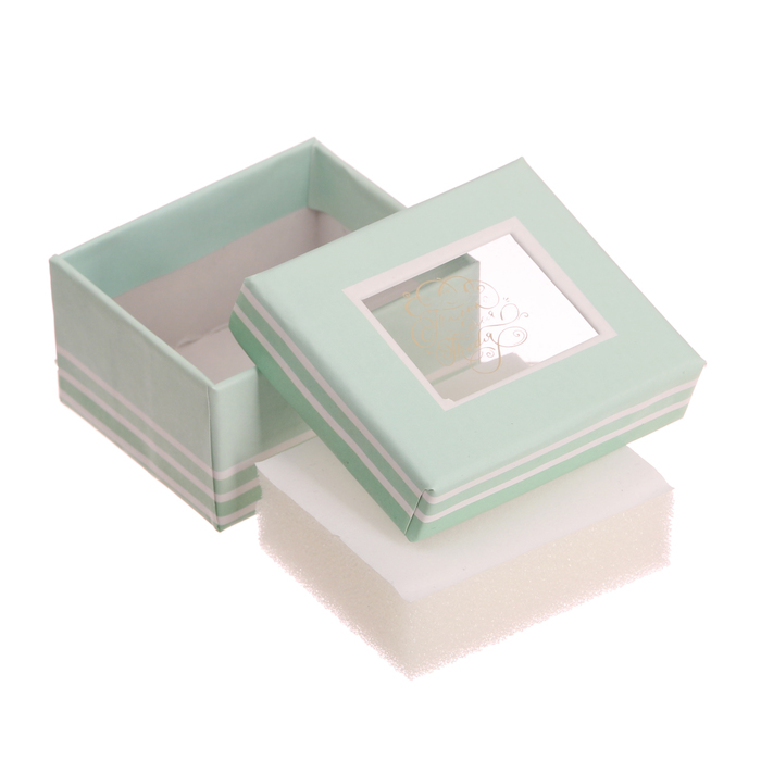 Подарочная коробочка под кольцо «От всего сердца», 5 х 6 х 3,5 см