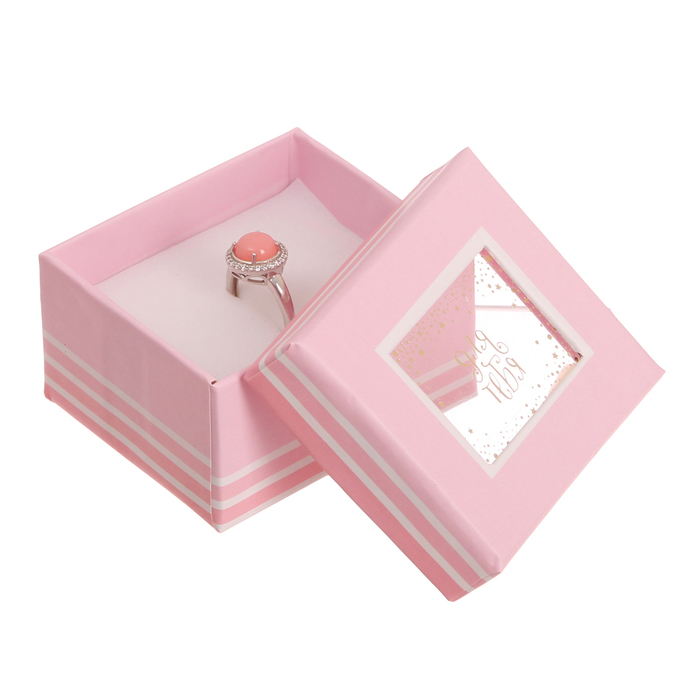 Подарочная коробочка под кольцо «Нежные чувства», 5 х 6 х 3,5 см